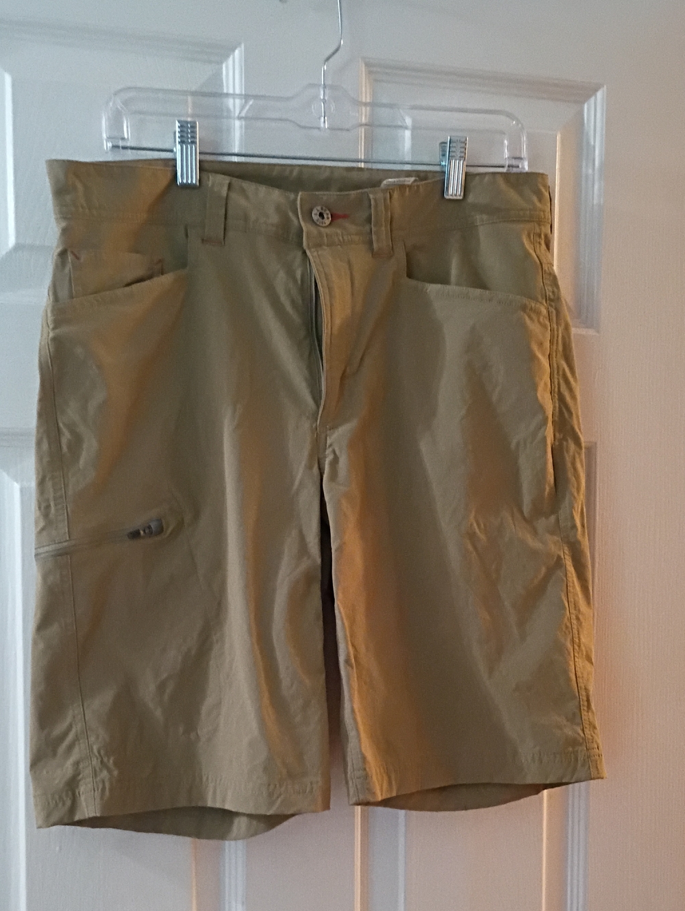 L.L. Bean Men's Khaki Performance Hybrid Shorts